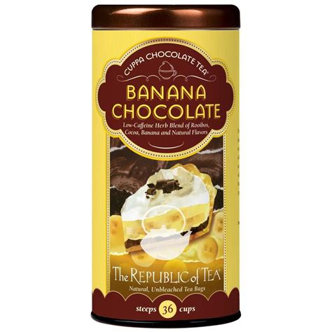 Banana Cuppa Chocolate Tea Bags | The Republic of Tea