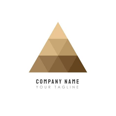 Vector Gradient Logo Triangle Brown 34720445 Vector Art at Vecteezy