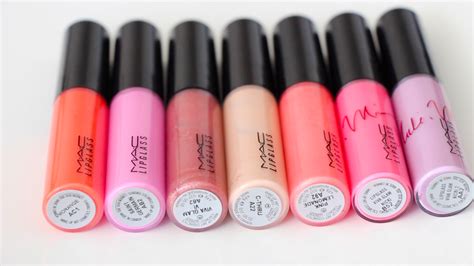 MakeupMarlin: MAC Lipglass Swatches 17 colors