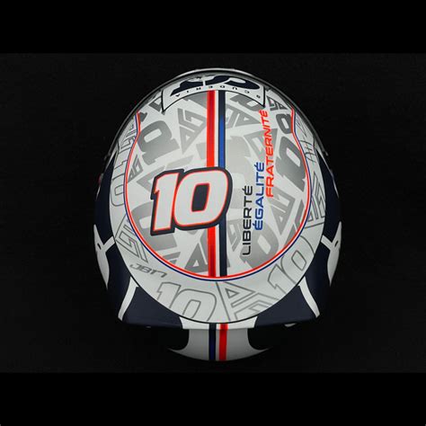 Pierre Gasly Helmet GP France 2022 1/2