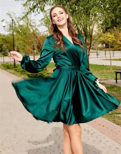 Emerald Green Dress Green Cocktail Dress Short Prom Dress Dark - Etsy Australia