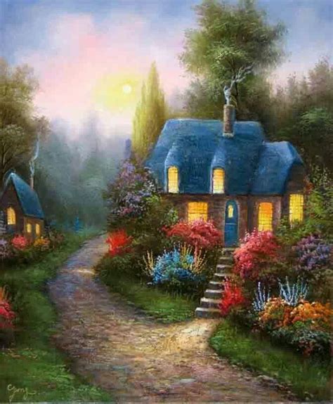 268 best images about Pretty paintings of Country Scenes on Pinterest ...