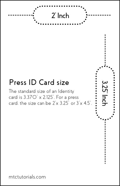 Press ID Card Free Adobe Illustrator Template - MTC TUTORIALS