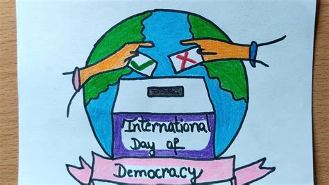 International Day of Democracy Drawing | International Day of Democracy ...