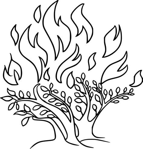 Download Bible, Burn, Burning Bush. Royalty-Free Vector Graphic - Pixabay