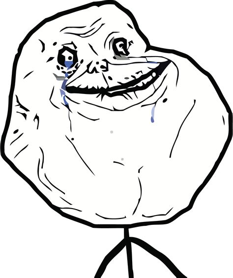 Depressed Troll Face Meme - Captions Cute Today