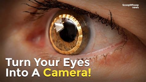 Sony's Futuristic Contact Lenses Will Let You Click Photos - YouTube