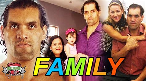 The Great Khali Family With Parents, Wife, Daughter, Brother, Career ...