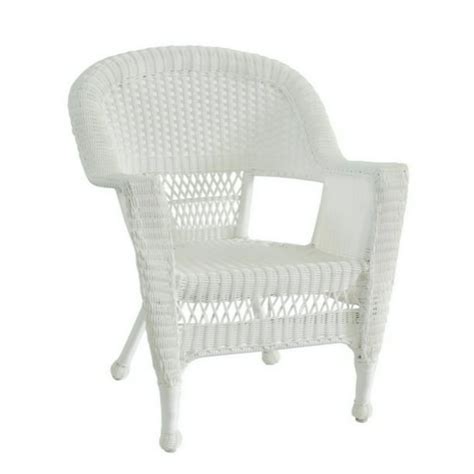 White Plastic Wicker Patio Chairs - Patio Furniture