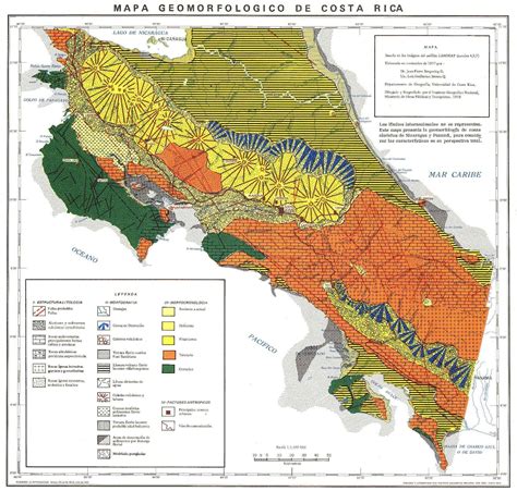 Costa Rica... tierra de volcanes: Mapa de volcanes