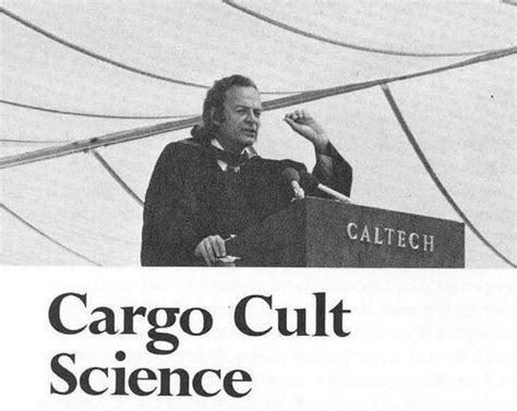 Richard Feynman's Caltech 1974 commencement speech. | Lanre Dahunsi