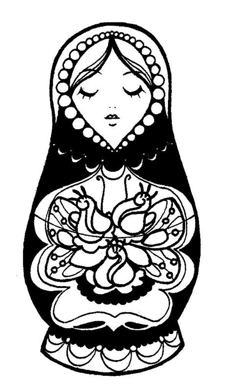 Matryoshka doll drawing, Matryoshka doll, Doll drawing