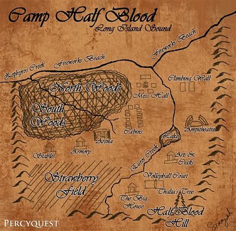 Camp Half Blood Map