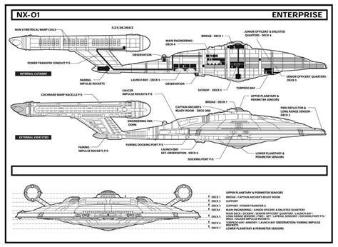 NX-01 Enterprise #ussenterprise #startrek #dougdrexler #starship | Star ...