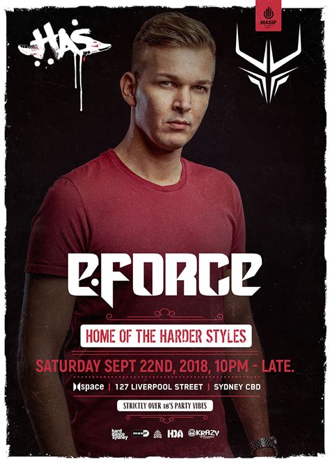 Tickets for Masif Saturdays & HAS present E-Force in Sydney from ...