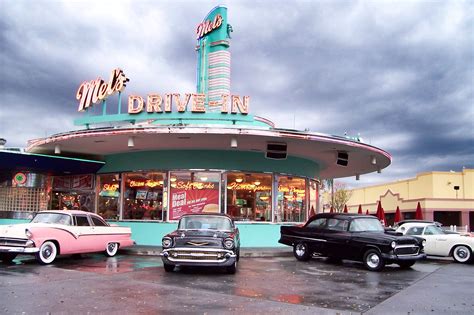 Florida - Universal Studios - Mel's Diner | Vintage diner, Diner ...