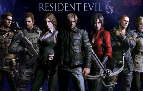 Wallpaper Resident Evil, Resident Evil 6, Leon Scott Kennedy, Helena ...