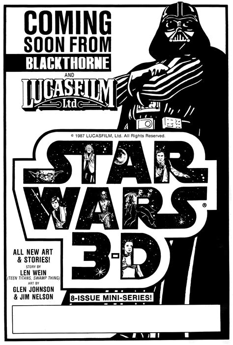 Star Wars 3-D, Blackthorne Comics, 1987 : r/starwarscomics