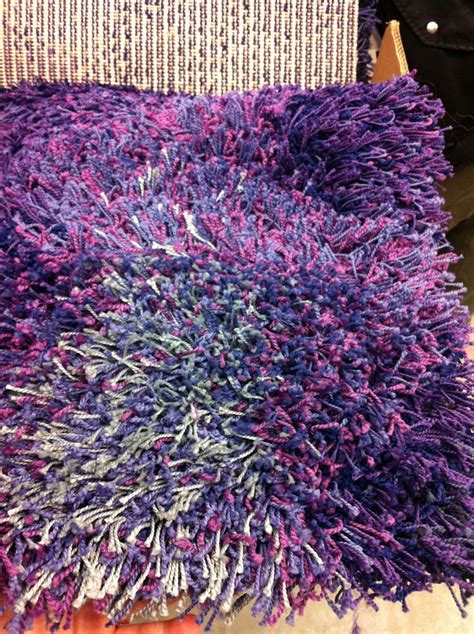 A close up of the colors on the Ikea Gilda Blom rug. I took this picture at the Ikea in Red Hook ...