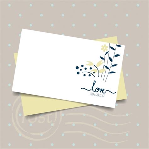 Free Vector | Valentine's card design