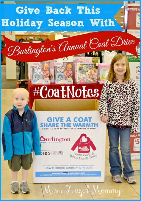 Give Back This Holiday Season With Burlington’s Annual Coat Drive – Miss Frugal Mommy