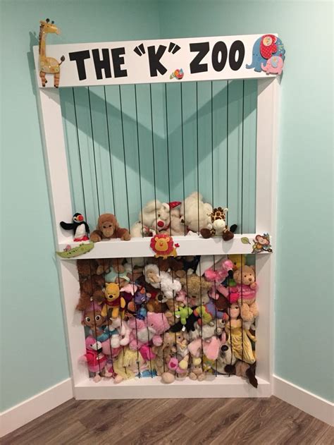 Stuffy zoo, play room, bungee cord, cricut, vinyl, toy room | Kids room ...