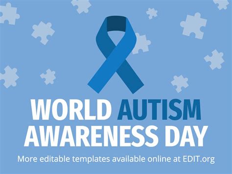 Create a World Autism Awareness Day poster