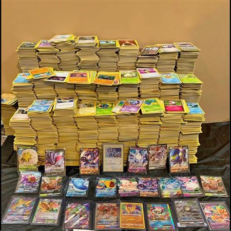 Huge Pokemon Card Lot 200 Cards | Etsy