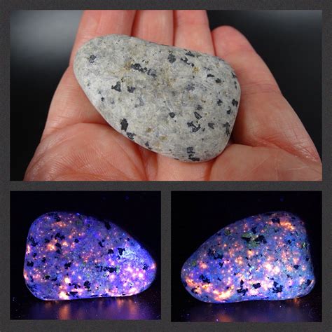 Small UV Reactive Fluorescent Michigan Yooperlite Stone | Etsy | Stone, Sodalite, Fluorescent