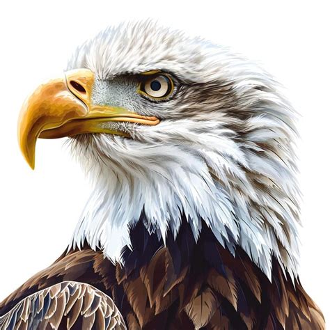 Premium Photo | Bald Eagle on white background