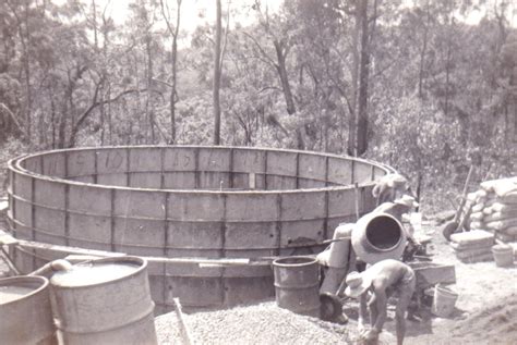 Water Tank construction – The Gap Historical Society