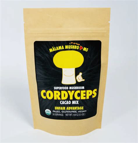 Malama Mushrooms Cordyceps Cacao Mix | Herban Flow