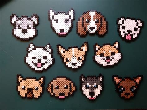 Dogs Hama Beads Perler Beads Artkal Beads | Etsy