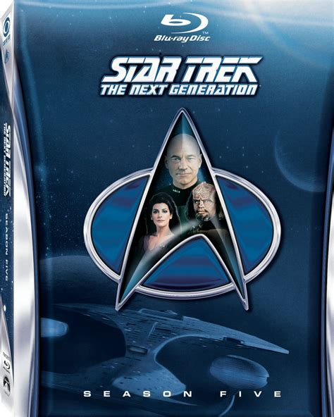 Star Trek The Next Generation season 5 Blu-ray cover - SciFiEmpire.net