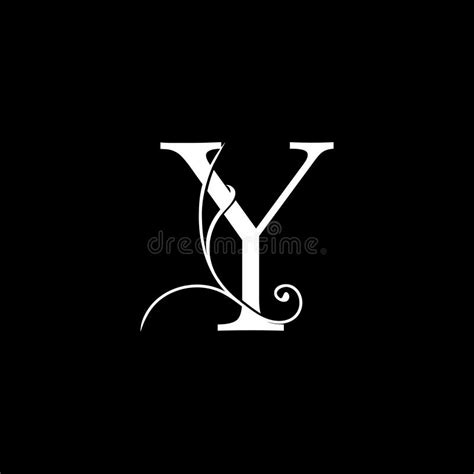 Minimalist Initial Y Letter Luxury Logo Design, Vector Decoration Monogram Alphabet Font Initial ...