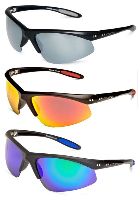 Sunglasses UV400 POLARIZED Crossfire Mens Unisex Mirrored Biker Sports Eyelevel