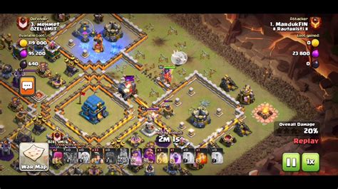 COC Queen-walk/Miner raid TH12 - YouTube