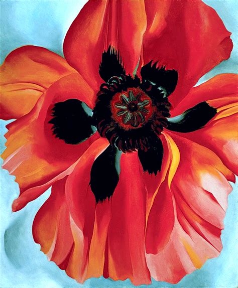 Red Poppy VI - Georgia O'Keeffe - WikiArt.org