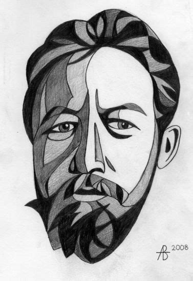 Stars Portraits - Portrait of Anton Chekhov by volkov - 1 | Portrait, Anton chekhov, Chekhov