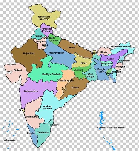 Uttar Pradesh Northeast India Siliguri Corridor States And Territories ...