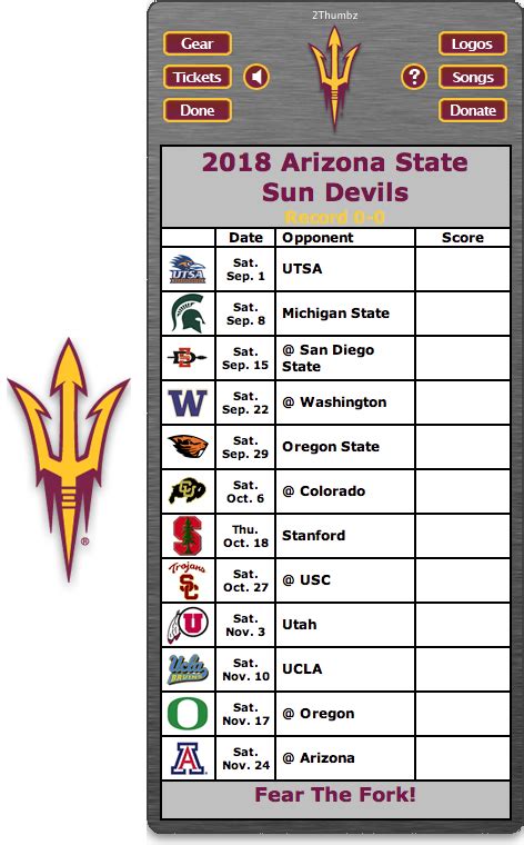 Arizona Football Schedule - AliciaCutlack