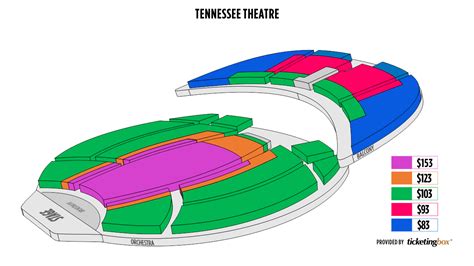 Knoxville Tennessee Theatre Seating Chart