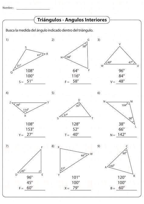 Ficha online de Geometría para Segundo de Secundaria. Puedes hacer los ...