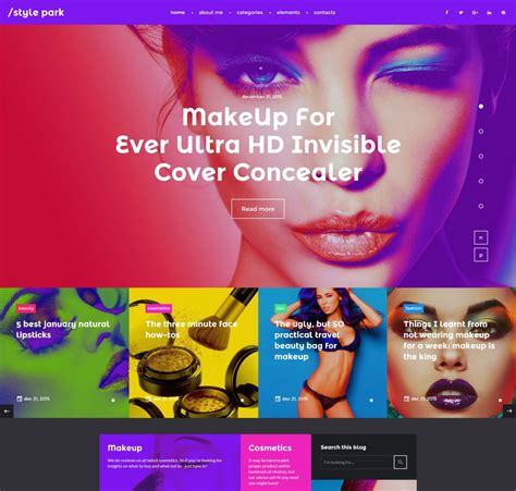 Fashion Blog Web Template