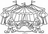 Circus Theme Coloring Pages sketch template