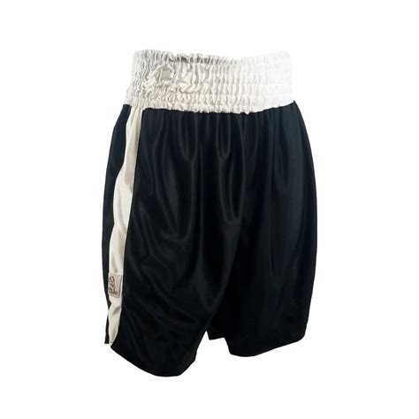 Rival RTR2 Trad Dazzle Boxing Shorts - Black / White - The Black Belt ...