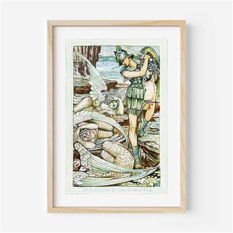 Perseus: Gorgons Lair - Walter Crane – Modern Mythos Art