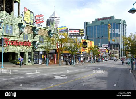 Cityscape of Downtown Niagara Falls Ontario Canada Stock Photo - Alamy