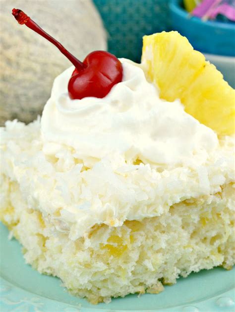 Pina Colada Sheet Cake - Gonna Want Seconds