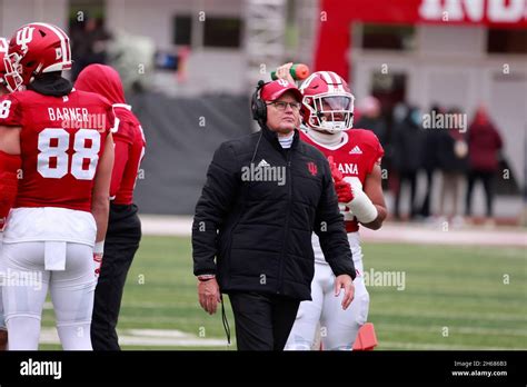 BLOOMINGTON, UNITED STATES - 2021/11/13: Indiana University coach Tom ...